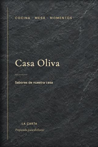 Modelo Noche de la carta de demostración Casa Oliva