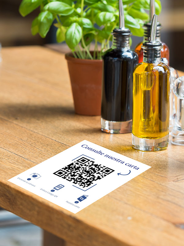 vinilo mesa qr